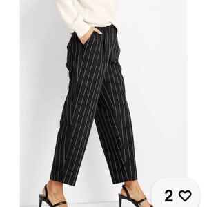 FUTURE COLLECTIVE KALANA BARFIELD BROWN  STRIPED DRESS PANTS SIZE 16